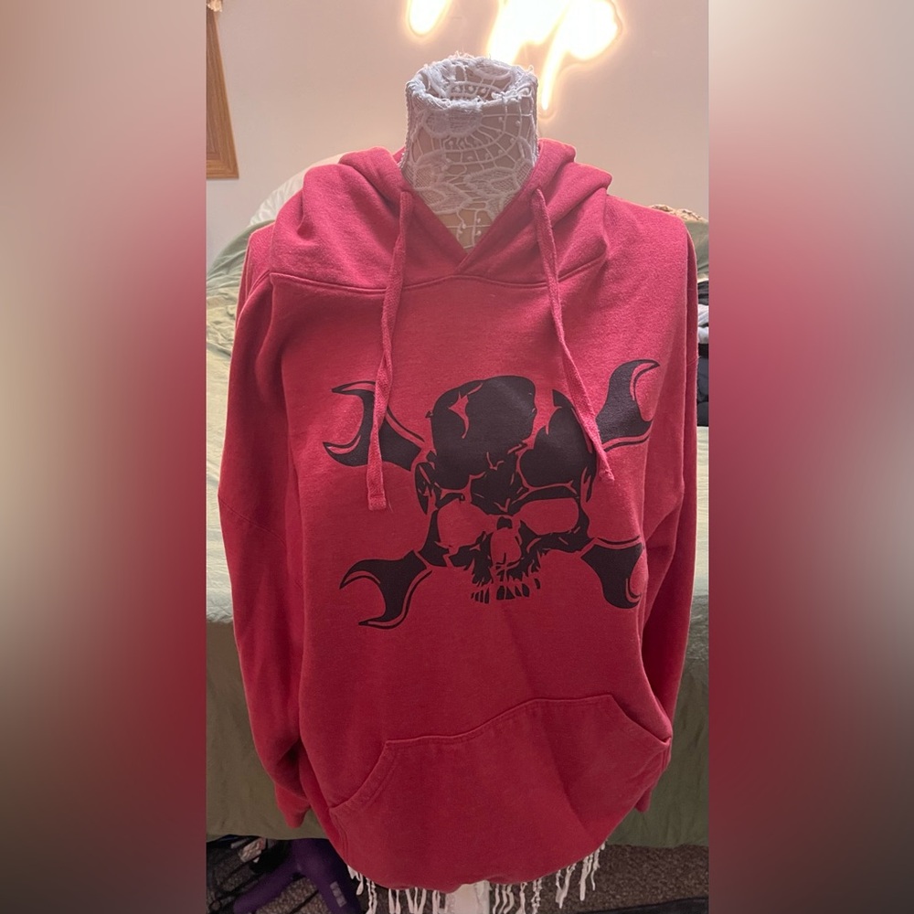 Red Skull Graphic Men's Sweater